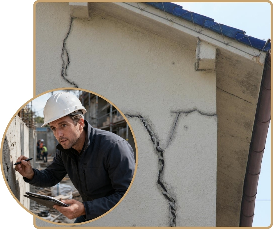 Expert fissure humidité Saintes Aquitaine